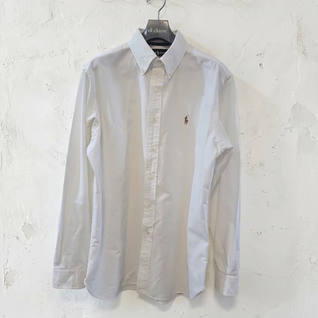 랄프로렌 흰색 셔츠 L 클래식핏