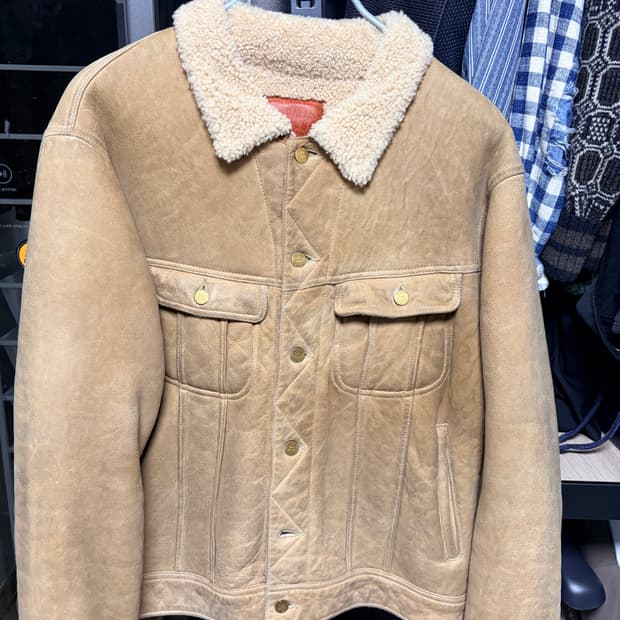 더블알엘 시어링 자켓 L 사이즈