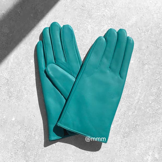 [Unisex] 램스킨 가죽 장갑 에메랄드