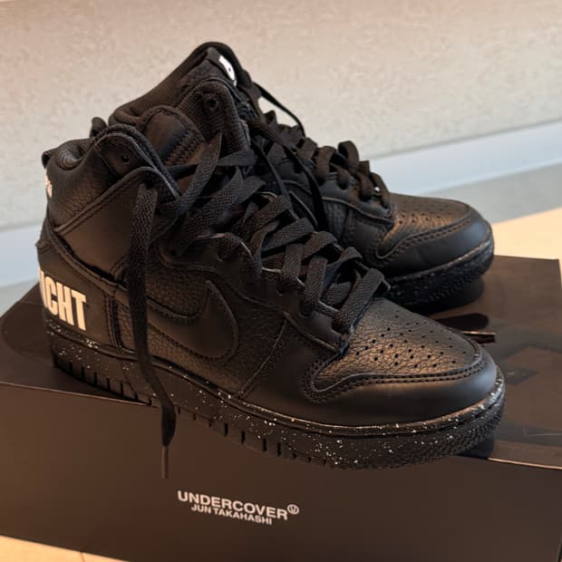 나이키 x 언더커버 덩크 하이 1985 블랙