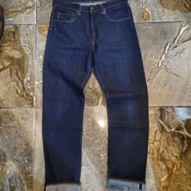 웨어하우스 셀비지 데님팬츠 