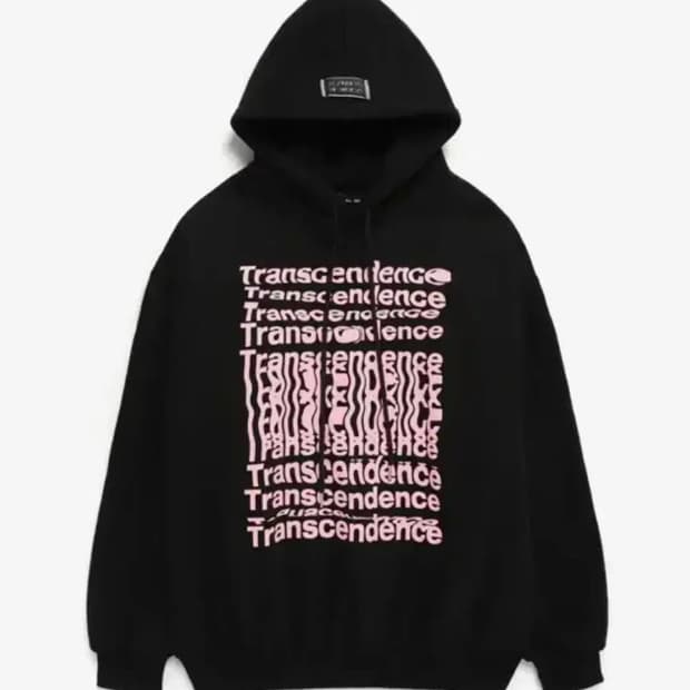 일레딧 후드티 TRANSCENDENCE HOODIE BLACK PINK