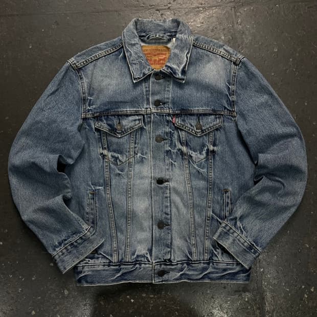90 리바이스 청자켓