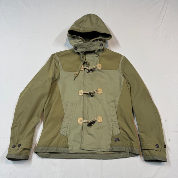 M) 디젤 Diesel 믹스 미디어 더플 후드 자켓