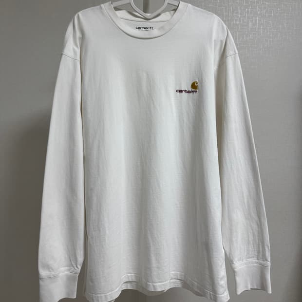 칼하트 롱슬리브 로고 티셔츠 L