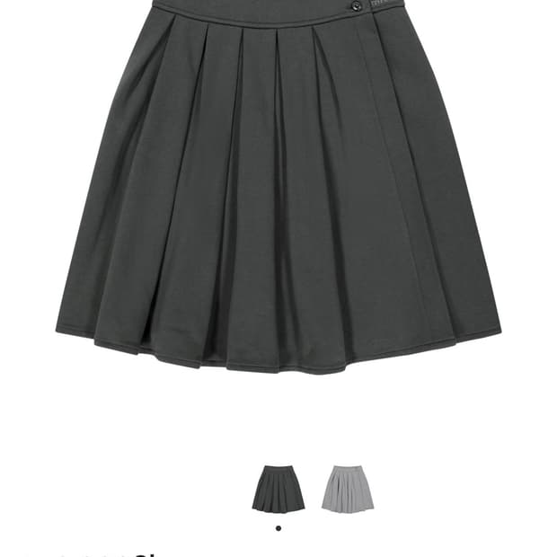 코이세이오 코지 스웻 랩 스커트 차콜 (1)