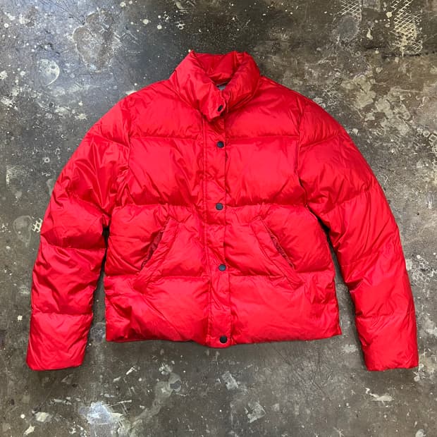 M) 언더아머 덕다운 숏패딩점퍼 자켓 오리털 패딩