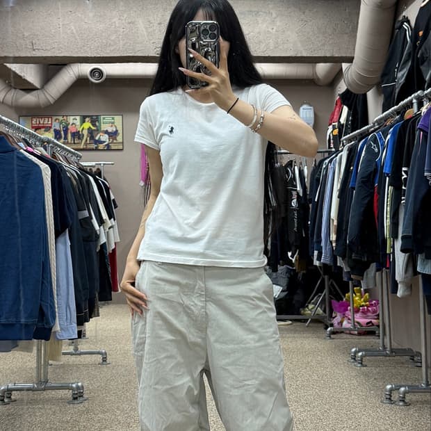 폴로 랄프로렌 네이비 포니 반팔 티셔츠 S67
