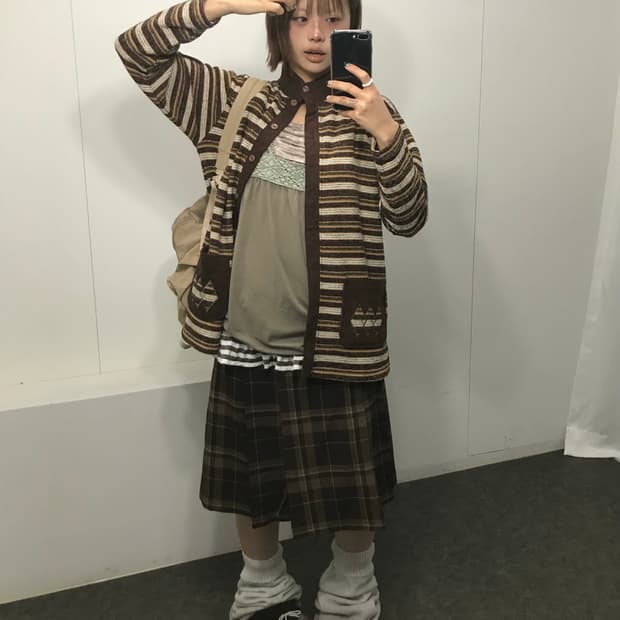 ♥ 카키 브라운 모리 Set ♥