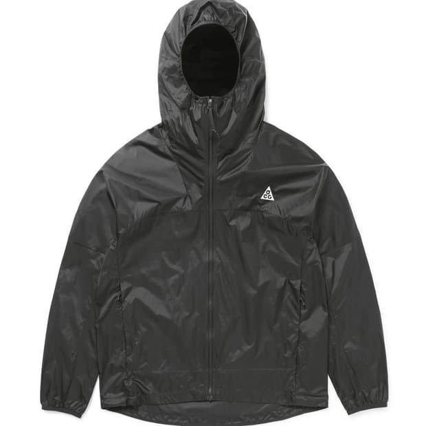 나이키 acg 신더콘 블랙 후드 바람막이 재킷