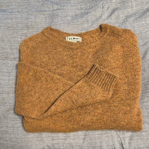 엘엘빈 뉴질랜드 울 니트 스웨터 (스코트랜드 제조) L ~ XL