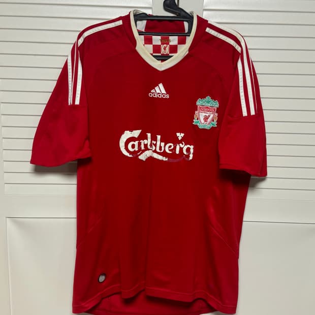 08-10 리버풀 홈 아디다스 유니폼 반팔 노마킹