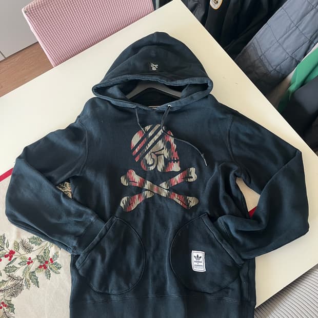 네이버후드 X 아디다스 풀오버 후드 