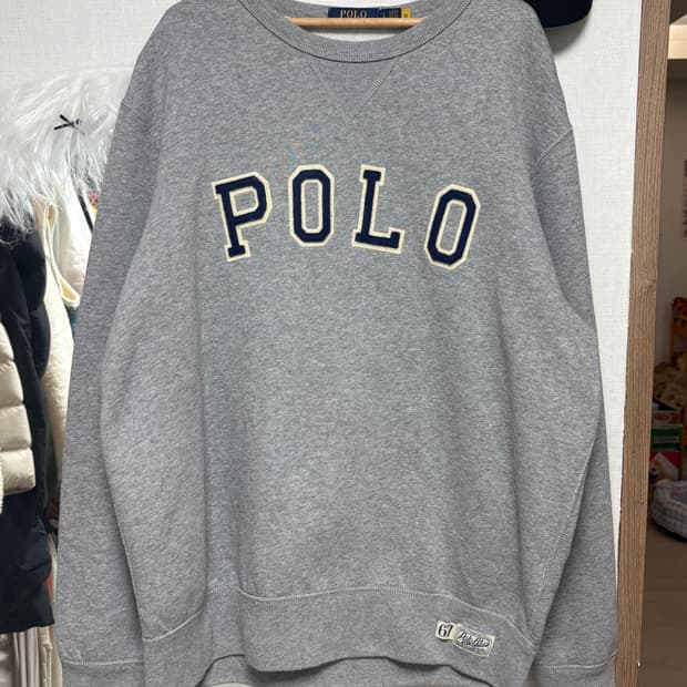 폴로 랄프로랜 그레이 맨투맨