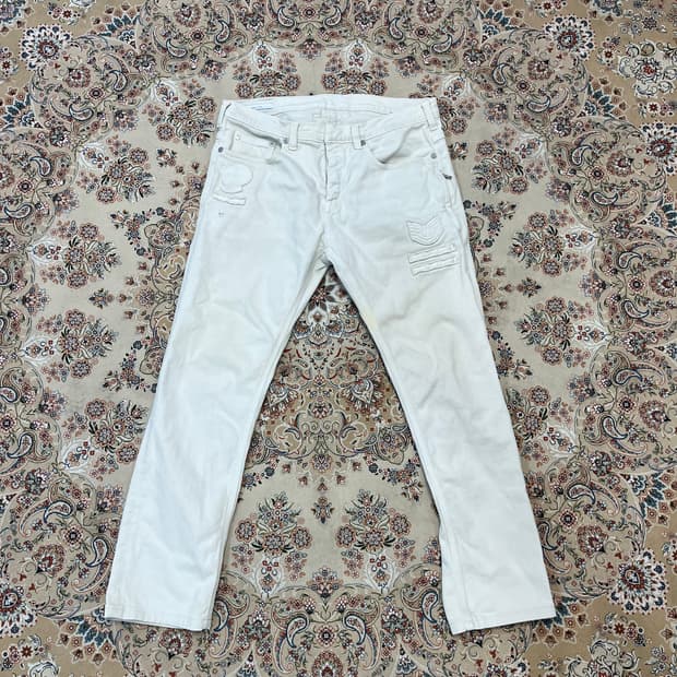 닐바렛 15ss 밀리터리 패치 데님팬츠 바지