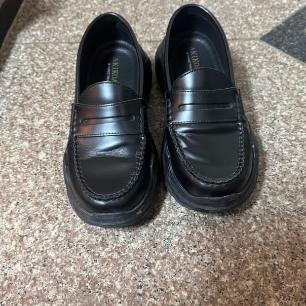 아키코아오키 로퍼 리얼레더 36