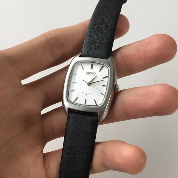 70s seiko chariot square automatic