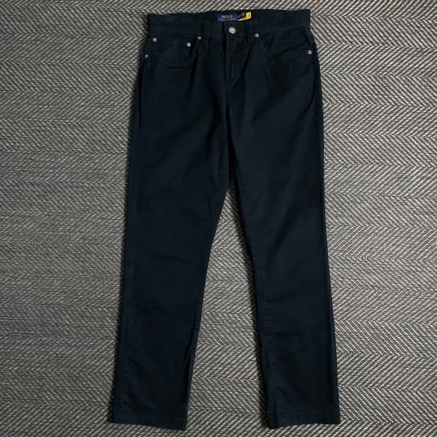 폴로 랄프로렌 스트레이트 네이비 코튼 치노 팬츠o 5075