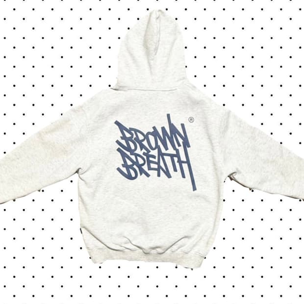 Brownbreath 기모후드티