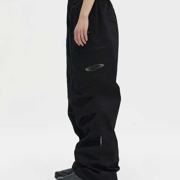 오프닝 프로젝트 Drawstring Cargo Pant - Black s