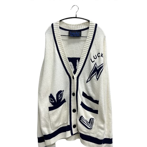 럭키슈에뜨 가디건 아이보리/네이비