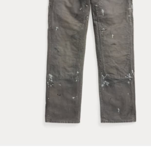 30/32 RRL 엔지니어핏 디스트레스드 캔버스 팬츠