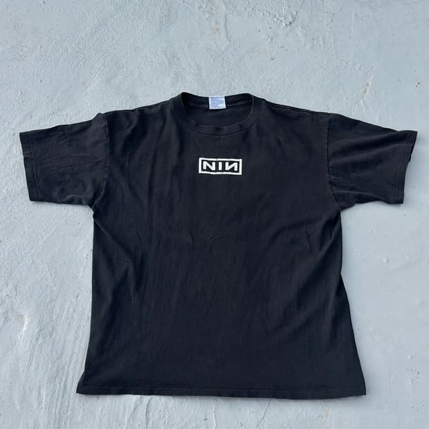 90s 나인 인치 네일스 Nine inch nails 밴드티 XL