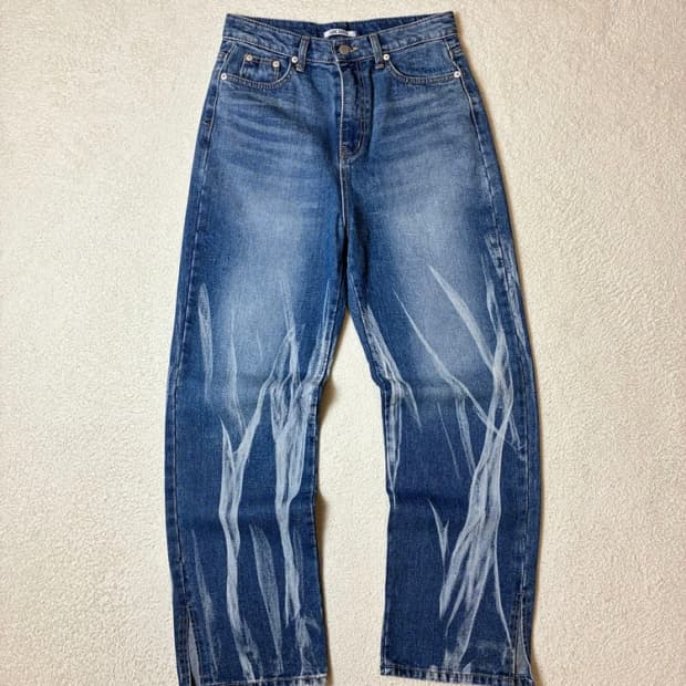 아카이브 블리치 세미 와이드 데님 팬츠 PN6731   