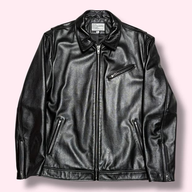 AgingCCC 100% 소가죽 레더자켓