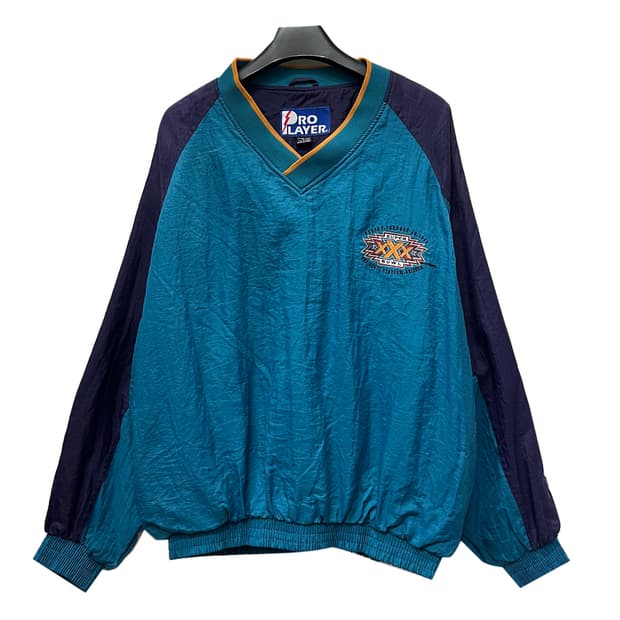 90s USA 프로플레이어 슈퍼볼 바람막이 웜업 2XL