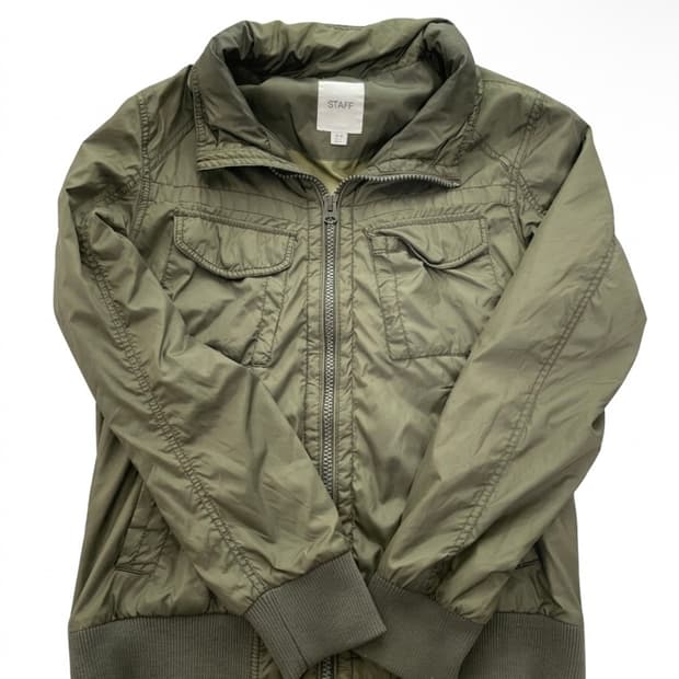 카키 락시크 라이더 자켓