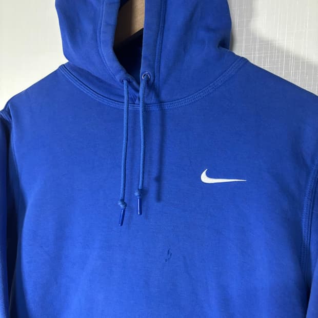 00s Nike 올드 나이키 블루 후드 빈티지