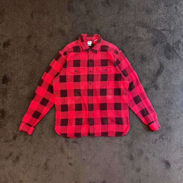 리바이스 체크 플란넬 셔츠