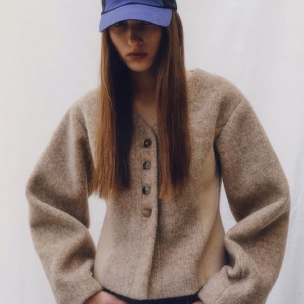 마뗑킴 볼륨 자켓 가디건