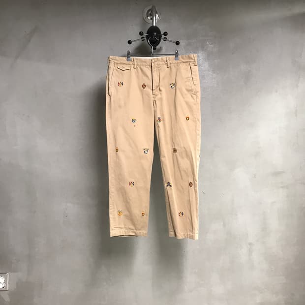 폴로 랄프로렌 멀티 자수 치노 팬츠 베이지 38/34