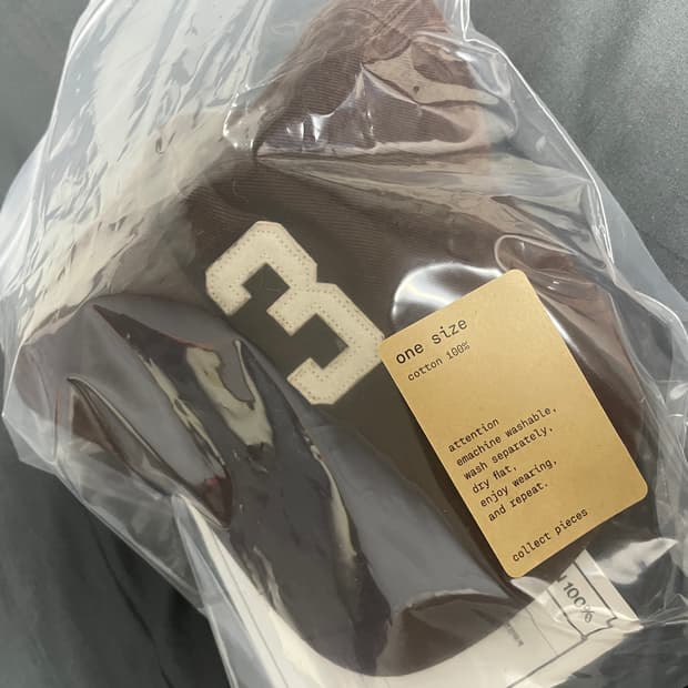 컬렉트피시스 5패널 3캡 브라운 새상품