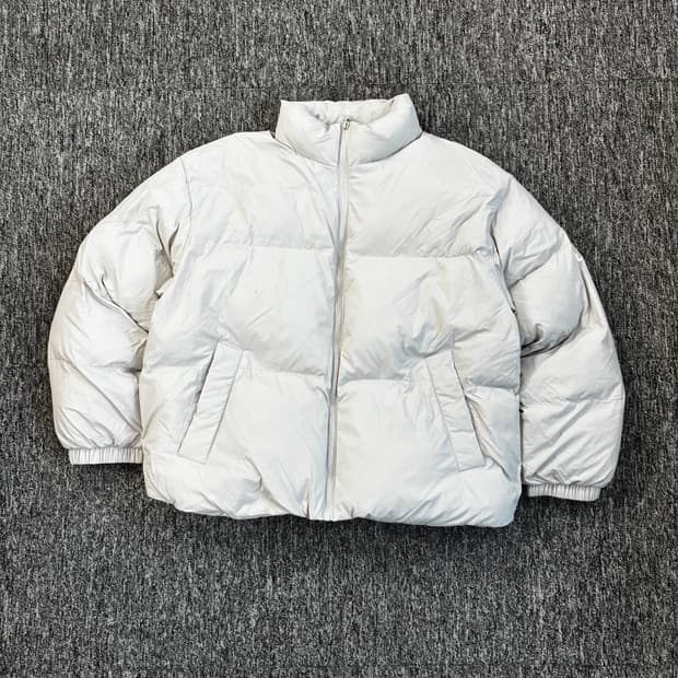 휠라 아이보리 패딩 XL