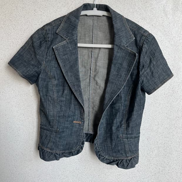 Jpn Vtg Aylesbury 데님 반팔 자켓