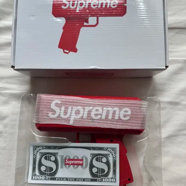 슈프림 머니건 정품 캐쉬캐논 SUPREME Cash Cannon