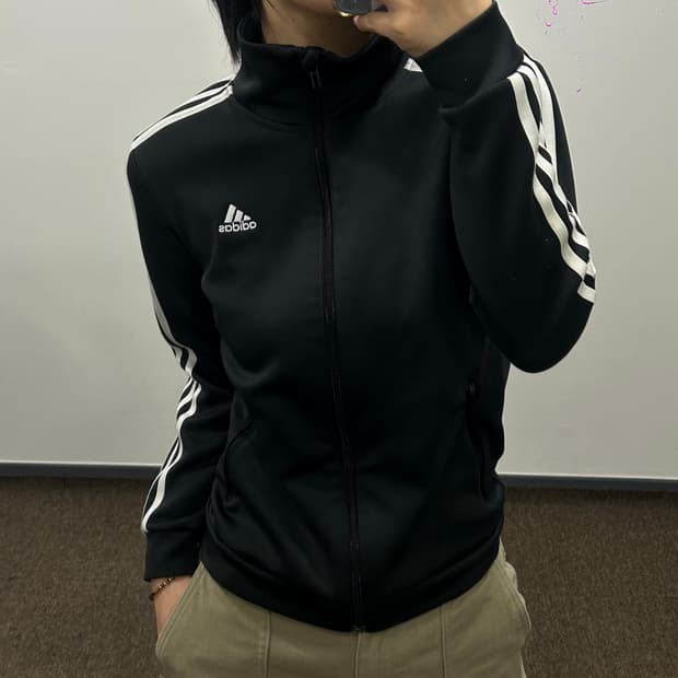 Adidas 아디다스 블랙 트랙탑 져지