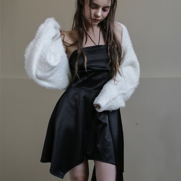 드라이로즈 스노우플레이크 볼레로 가디건