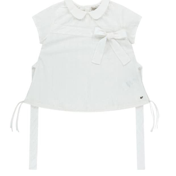 코이세이오 BOW BLOUSE WHITE