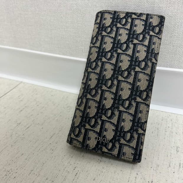디올 오블리크 장지갑