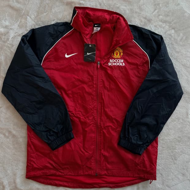 맨체스터 유나이티드/맨유 져지 바람막이 자켓, 사이즈 L