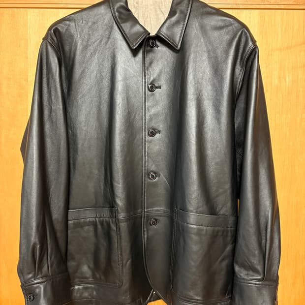 Nest robe confect 네스트로브컨펙트 램 레더 헌터자켓
