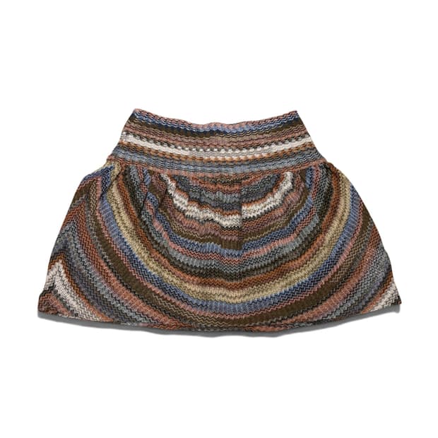 우먼M 미쏘니 MISSONI 자카드 패턴 미니 스커트