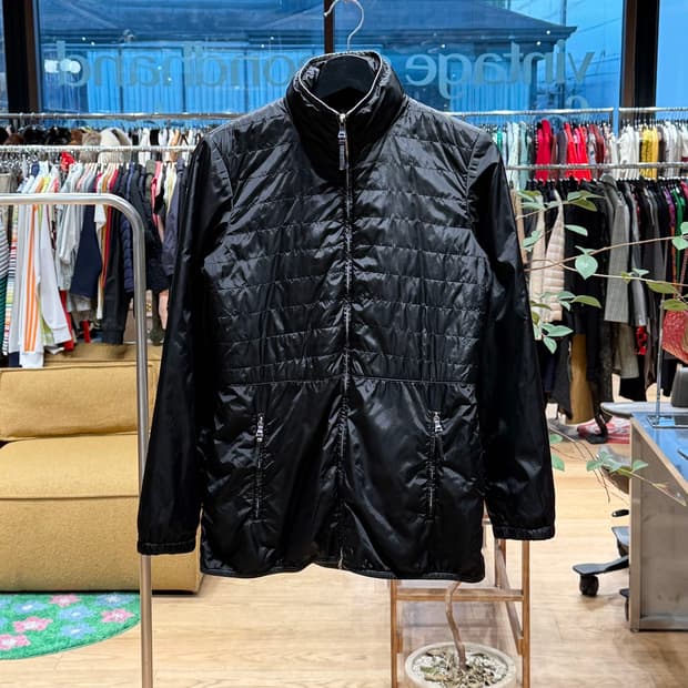 프라다 블랙 나일론 자켓 