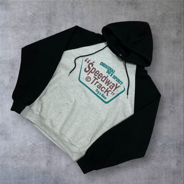 1993 스튜디오 빅로고 믹스 컬러 후드티