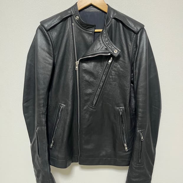 릭오웬스 레더 자켓