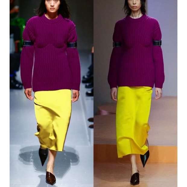 프라다 컬렉션 캐시미어 니트 